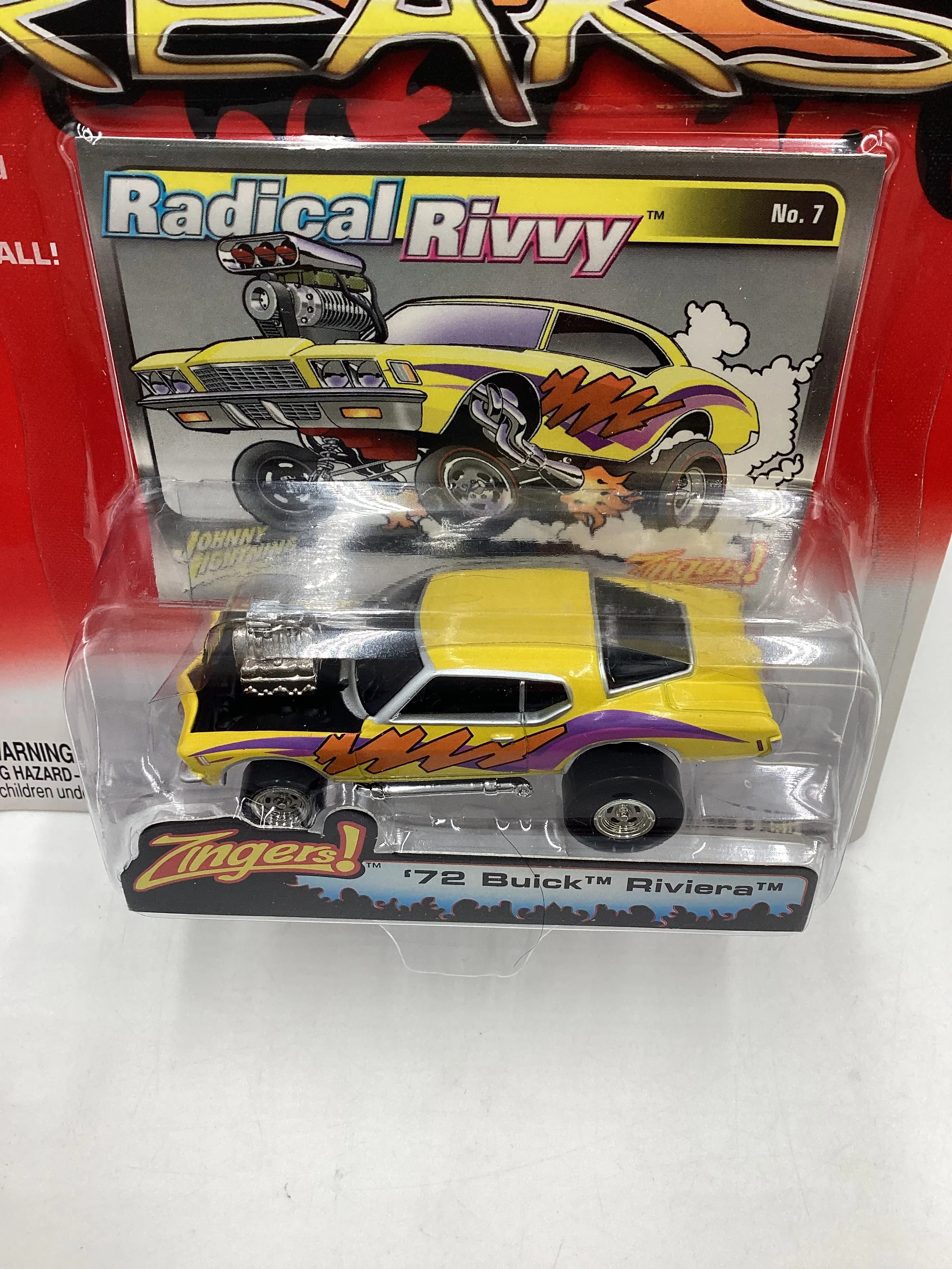 Johnny lightning Street freaks zingers #7 72 Buick Riviera Radical Rivvy 220C - Image 6