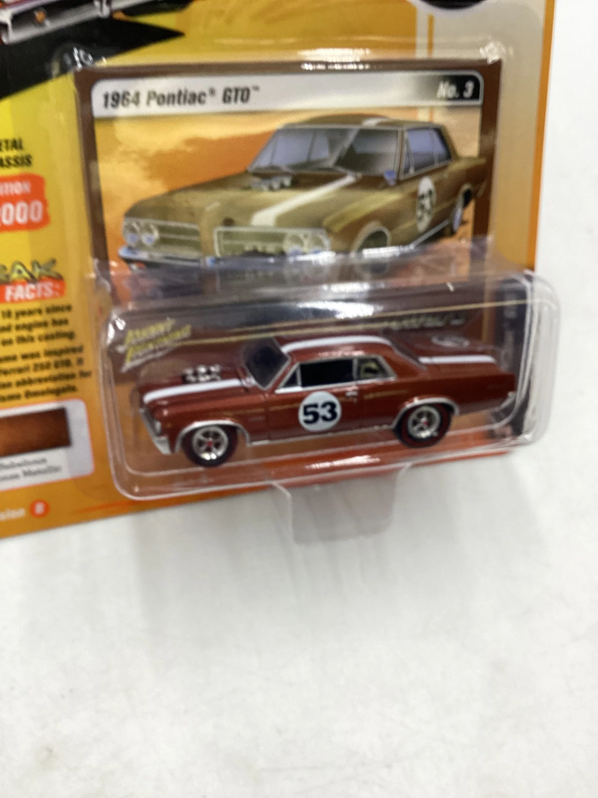 Johnny lightning Street freaks zingers Spoilers 20 Brown 1964 Pontiac GTO 277D - Image 5