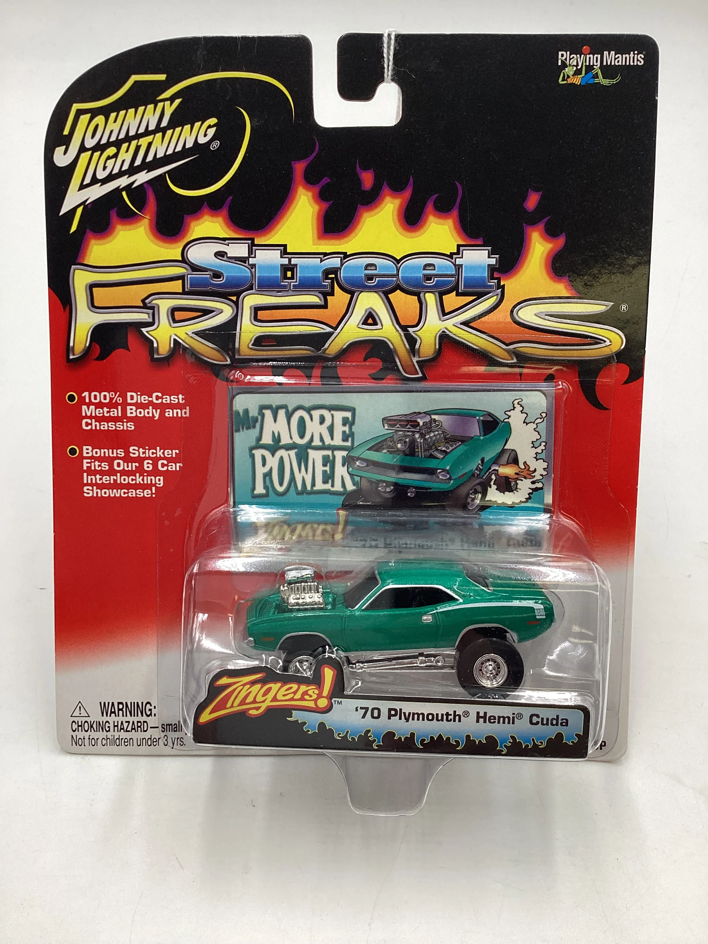 Johnny lightning Street freaks zingers *Vein on back* 70 Plymouth Hemi Cuda 190E - Image 2