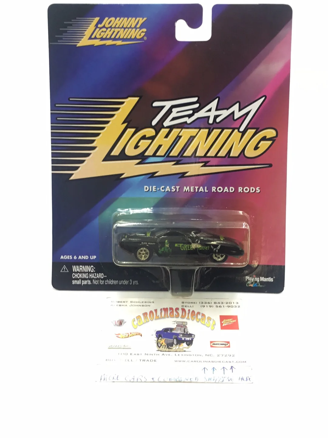 Johnny lightning Team Lightning Green Hornet Black Beauty 206C