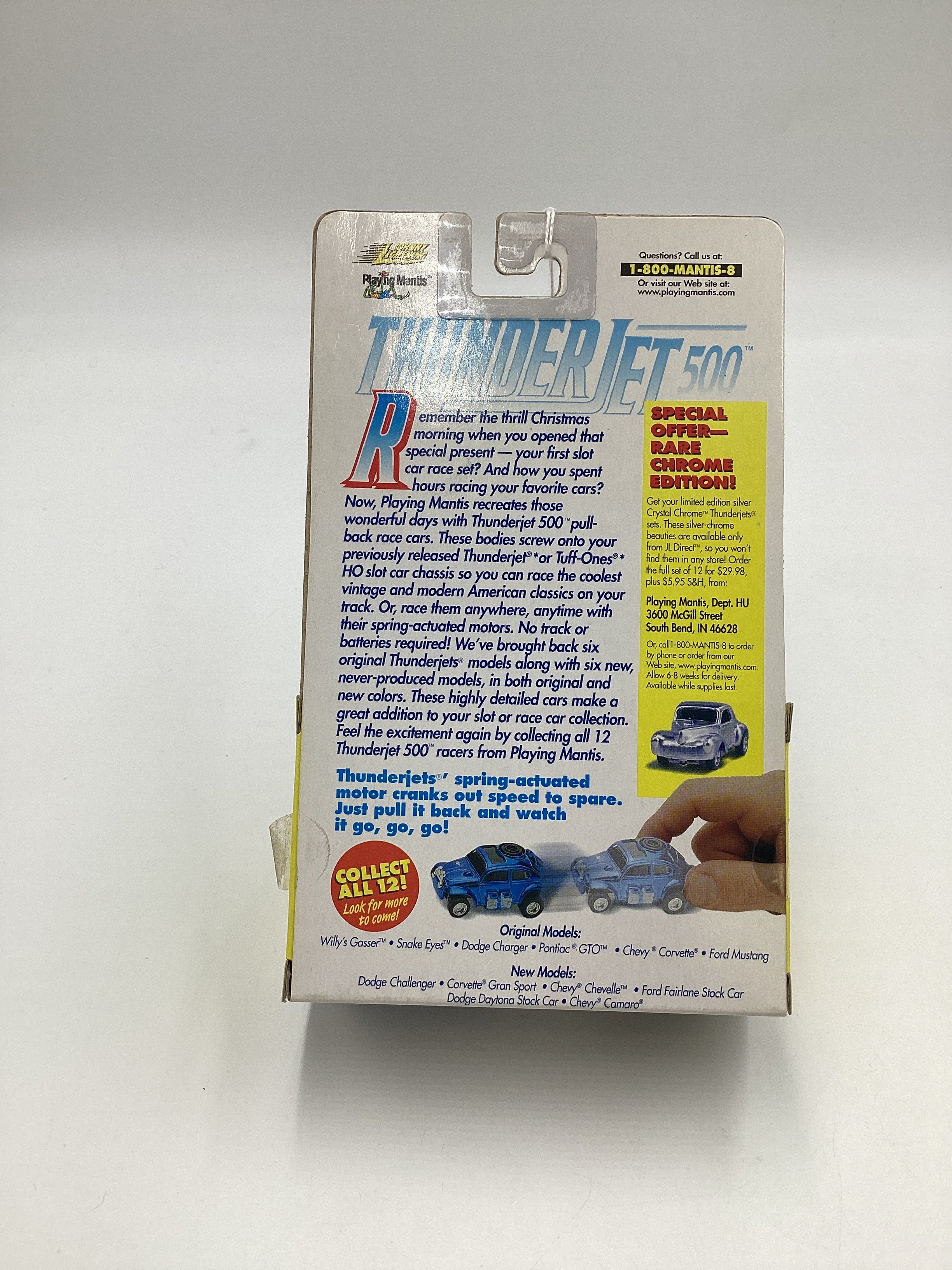 Johnny Lightning Thunderjet 500 Chevy Corvette White Lightning CHASE - Image 6