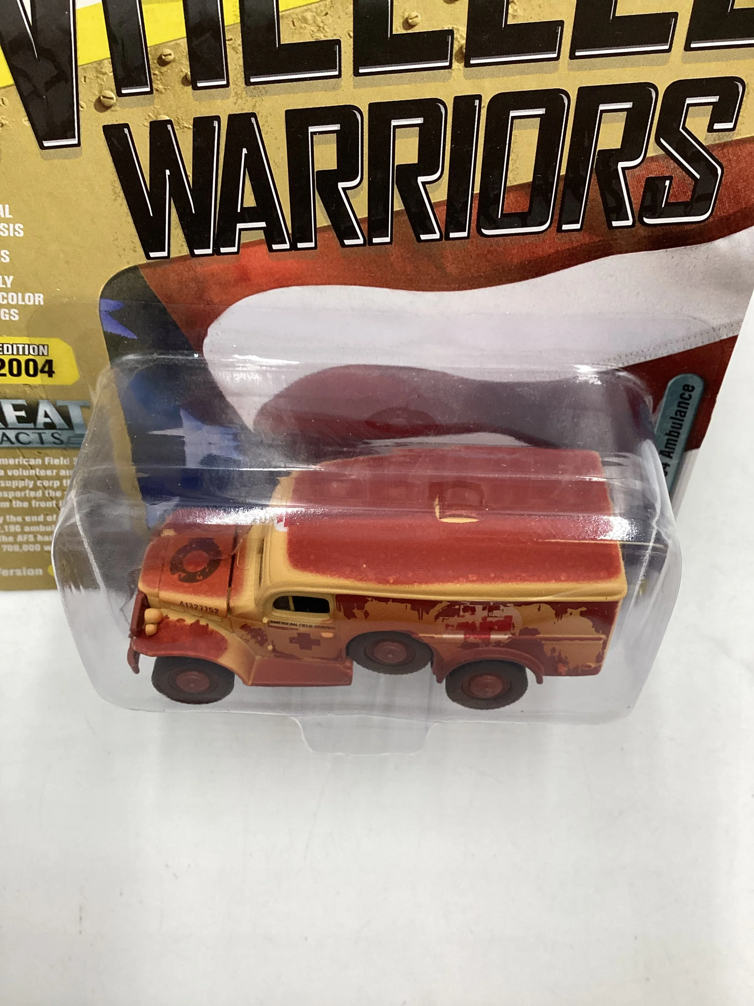 Johnny Lightning Wheeled Warriors WWII Dodge WC54 Ambulance 219B - Image 6