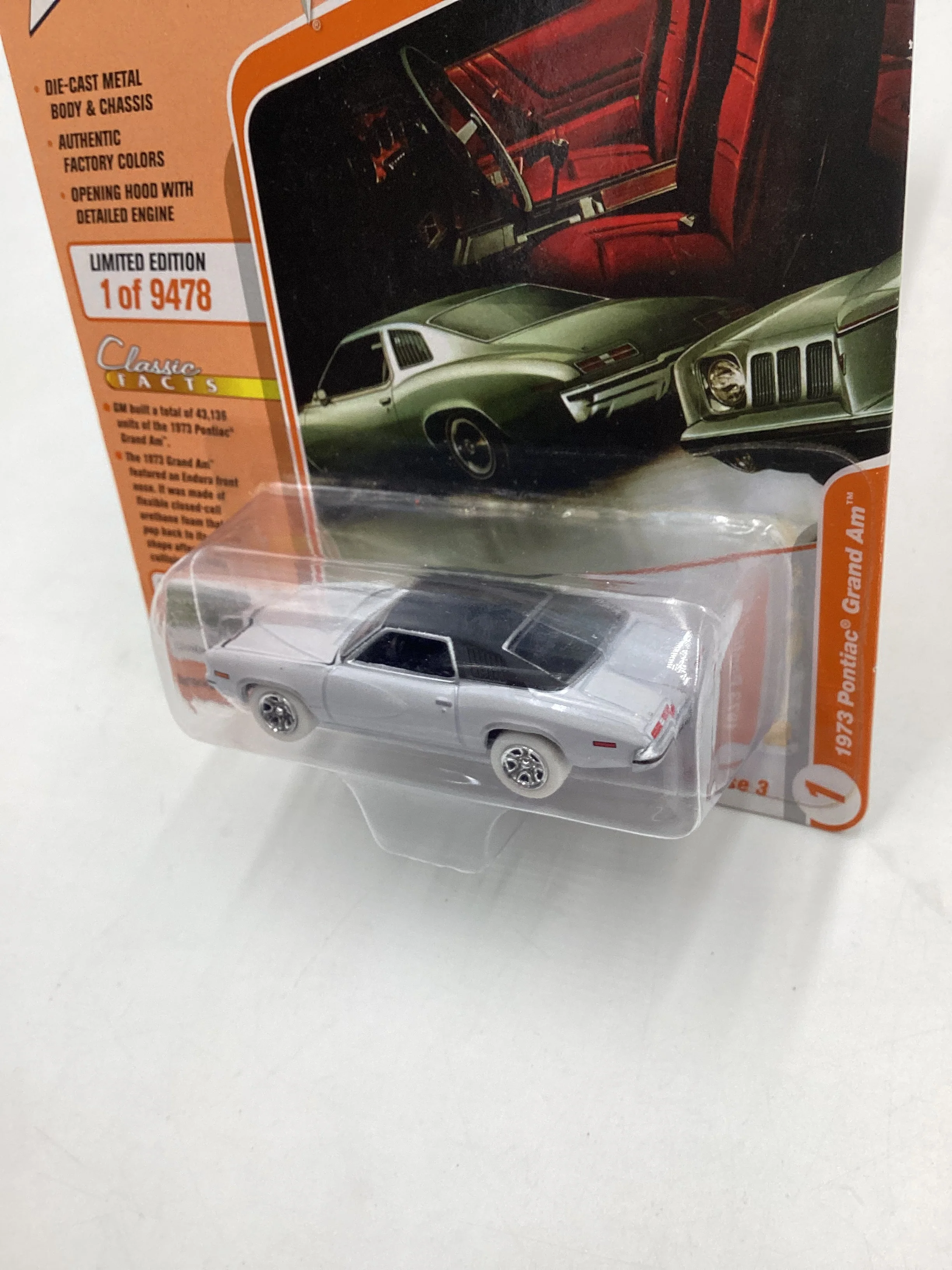 Johnny Lightning White Lightning Chase 1973 Pontiac Grand Am - Image 4