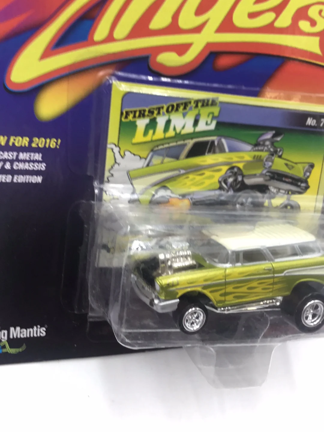 Johnny lightning zingers 1957 Chevy Nomad Lime MM5 - Image 3