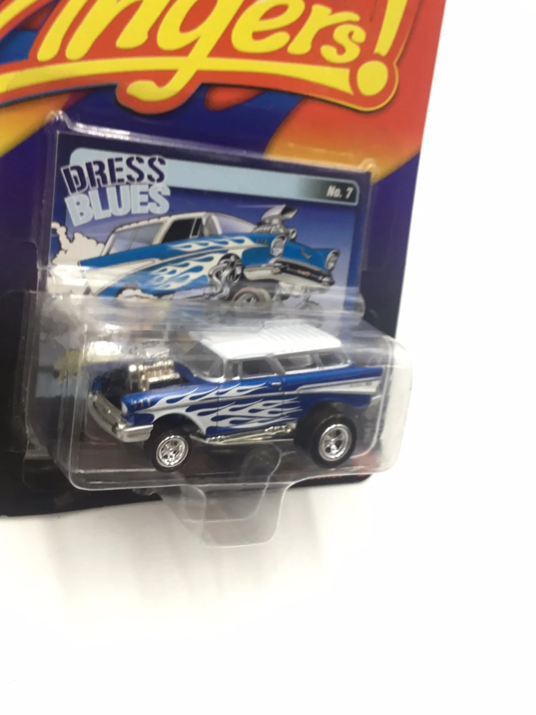 Johnny lightning zingers 1957 Chevy Nomad Blue MM4 - Image 3