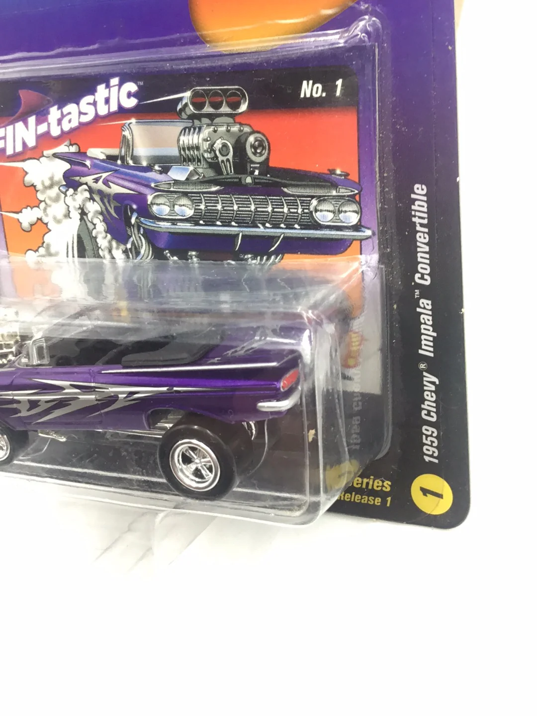 Johnny lightning zingers 1959 Chevy Impala convertible version B NN2 - Image 4