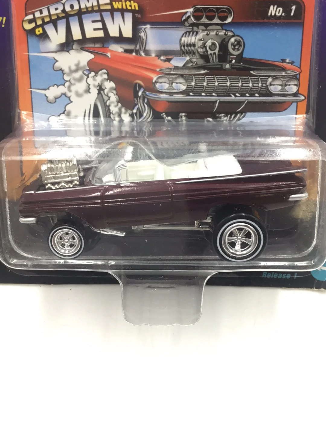 Johnny lightning zingers 1959 Chevy Impala convertible version D 219A - Image 2