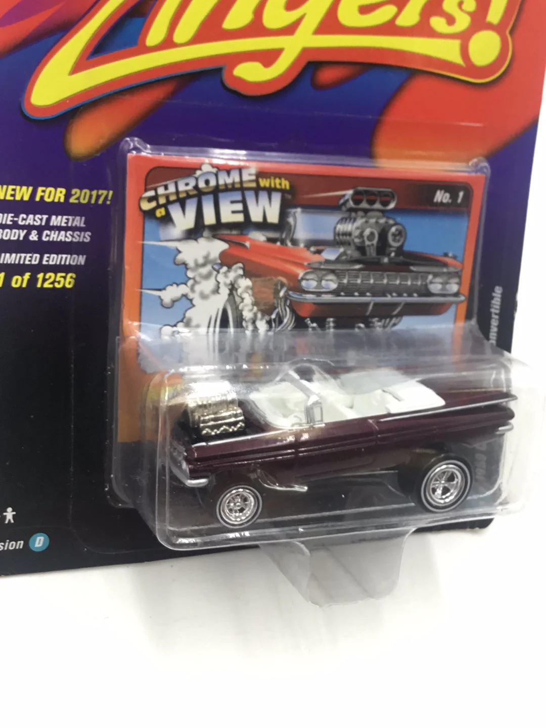 Johnny lightning zingers 1959 Chevy Impala convertible version D 219A - Image 3