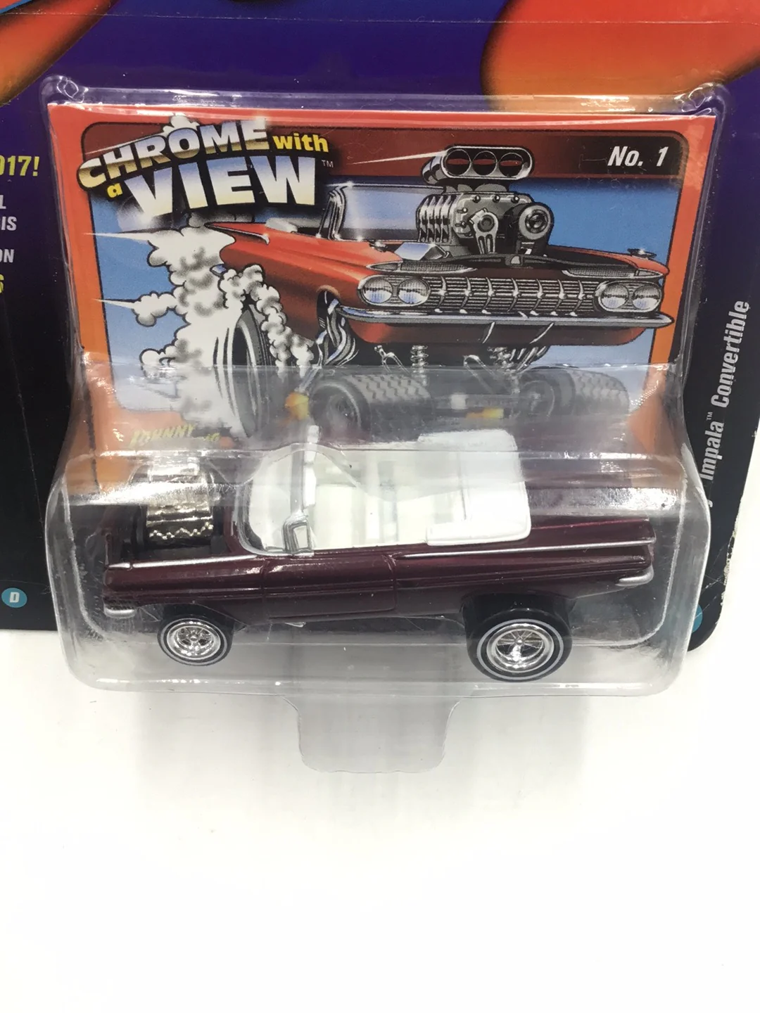 Johnny lightning zingers 1959 Chevy Impala convertible version D 219A - Image 5
