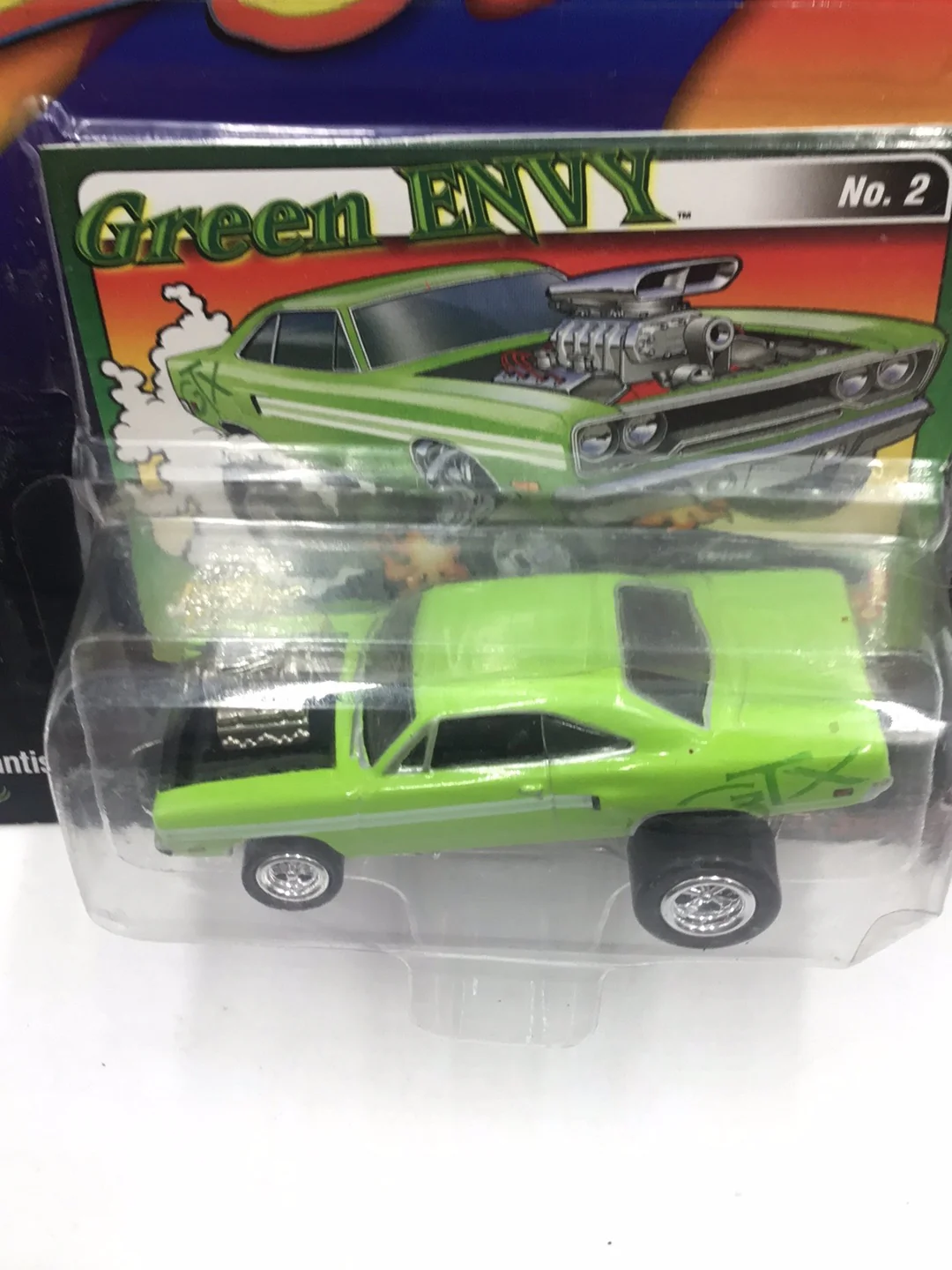 Johnny lightning zingers 1970 Plymouth GTX Green 209E - Image 6