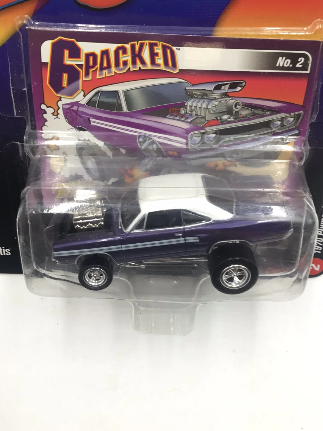 Johnny lightning zingers 1970 Plymouth GTX Purple 209E - Image 5