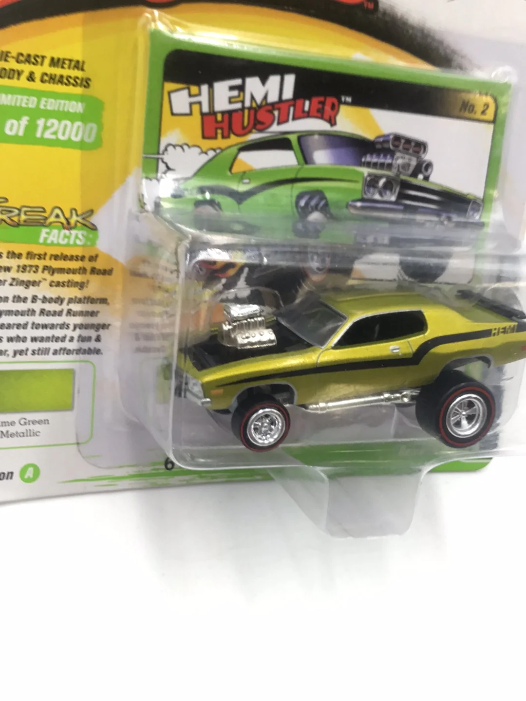 Johnny lightning zingers 1973 Plymouth Road Runner 209E - Image 3