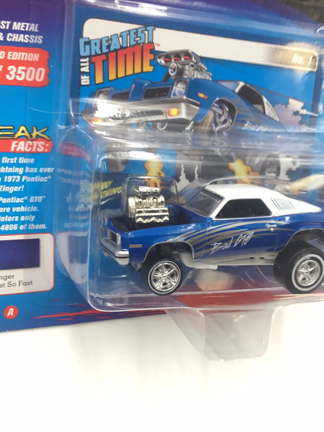 Johnny lightning Zingers 1973 Pontiac GTO OO2 - Image 3