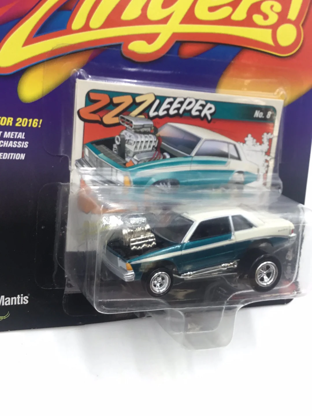 Johnny lightning zingers 1981 Chevy Malibu Teal MM2 - Image 3