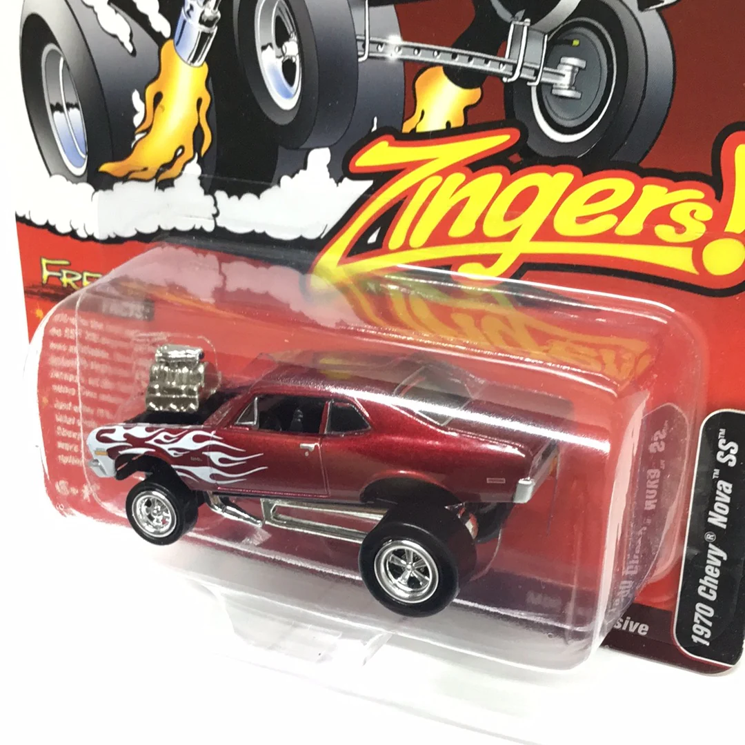 Johnny lightning Zingers MDC Exclusive 1970 Chevy Nova SS Red NN6 - Image 2