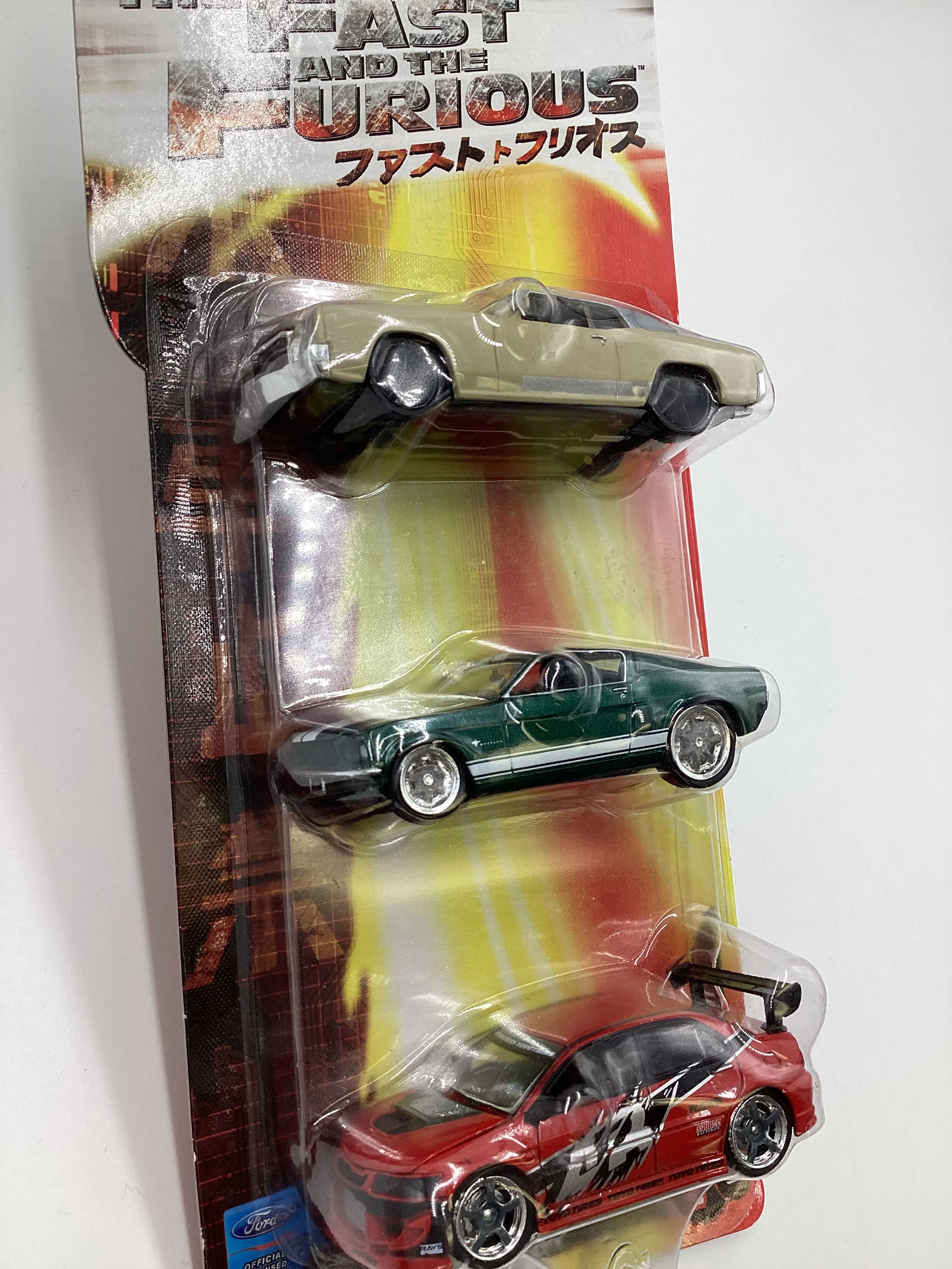 Joyride The Fast and Furious Series 1 RC2 2005 Mitsubishi Lancer Evolution VIII - 1967 Ford Mustang - 1970 Chevy Monte Carlo VHTF - Image 10