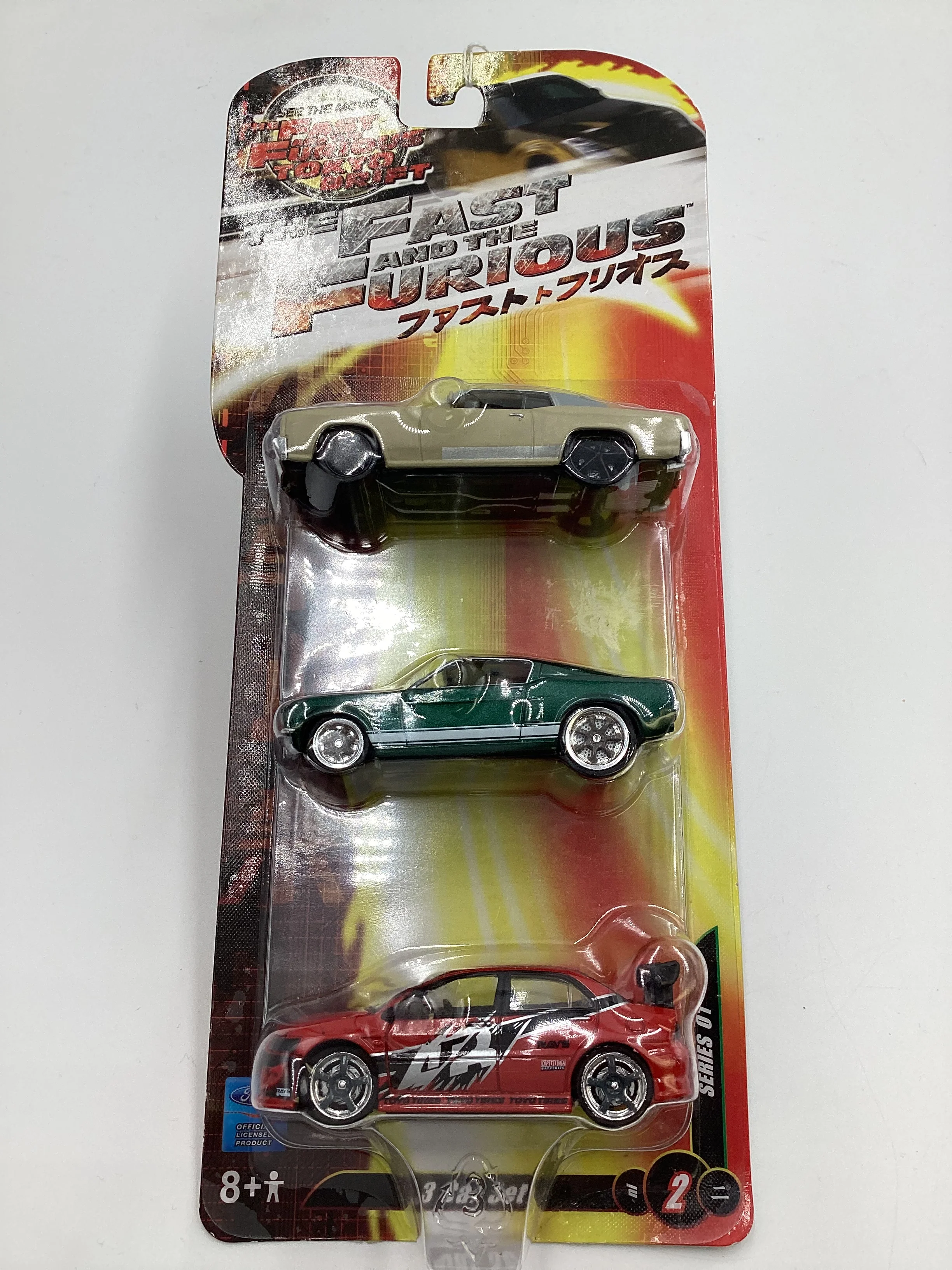 Joyride The Fast and Furious Series 1 RC2 2005 Mitsubishi Lancer Evolution VIII - 1967 Ford Mustang - 1970 Chevy Monte Carlo VHTF - Image 2