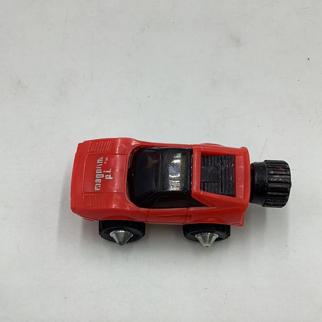 LJN 1982 Magnum PI Stunt Riders Red Ferrari 1980's Toy Vintage Loose Complete RARE! - Image 3