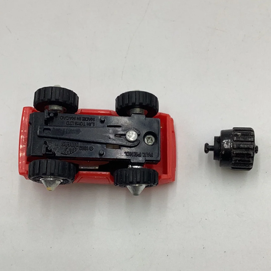 LJN 1982 Magnum PI Stunt Riders Red Ferrari 1980's Toy Vintage Loose Complete RARE! - Image 8
