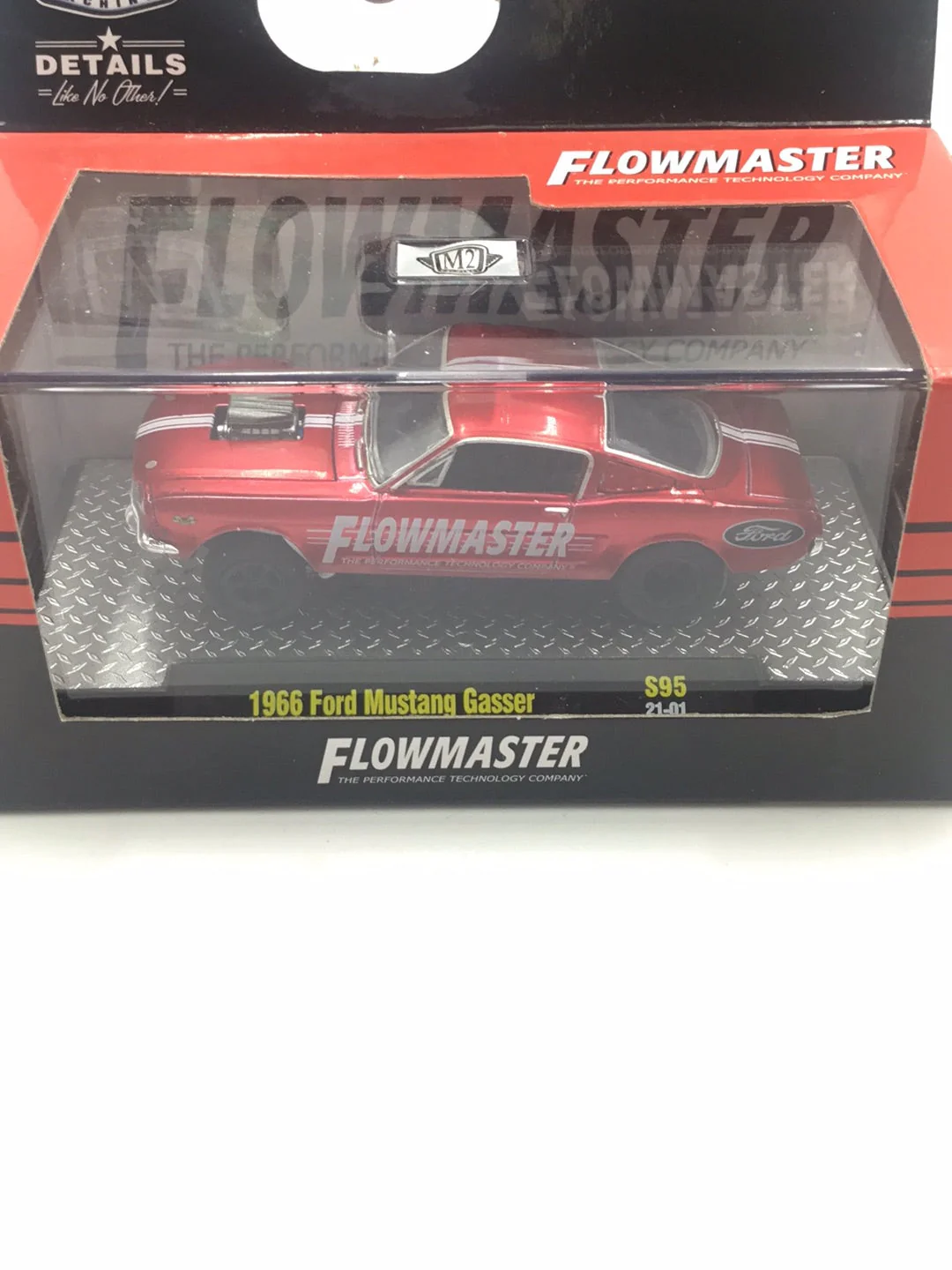 M2 Machine 1966 Ford Mustang Gasser Flowmaster Oreilys exclusive S95 - Image 2