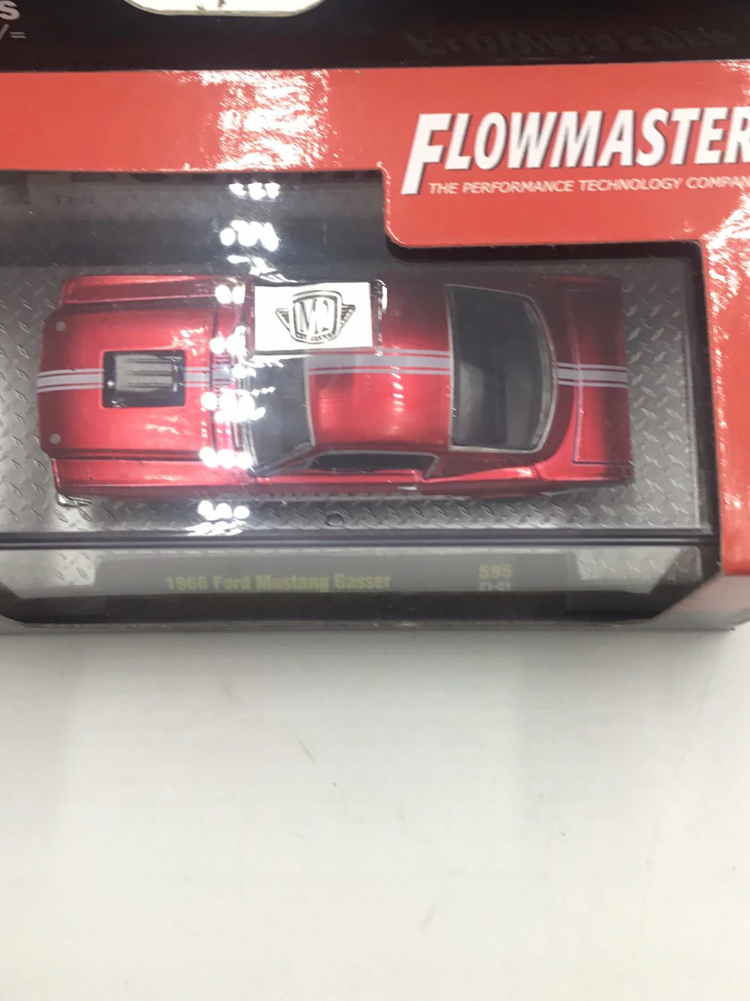 M2 Machine 1966 Ford Mustang Gasser Flowmaster Oreilys exclusive S95 - Image 3