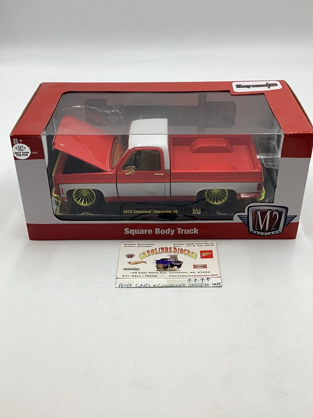M2 Machines 1/24 chase 1973 Chevrolet Cheyenne 10 Red White R94