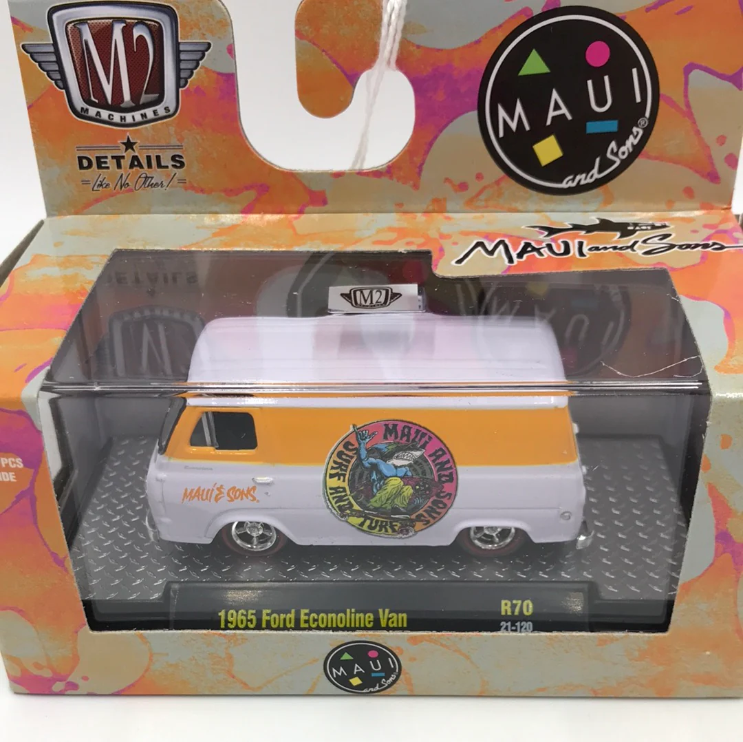 M2 Machines 1965 Ford Econoline Van Maui and sons R70 - Image 2