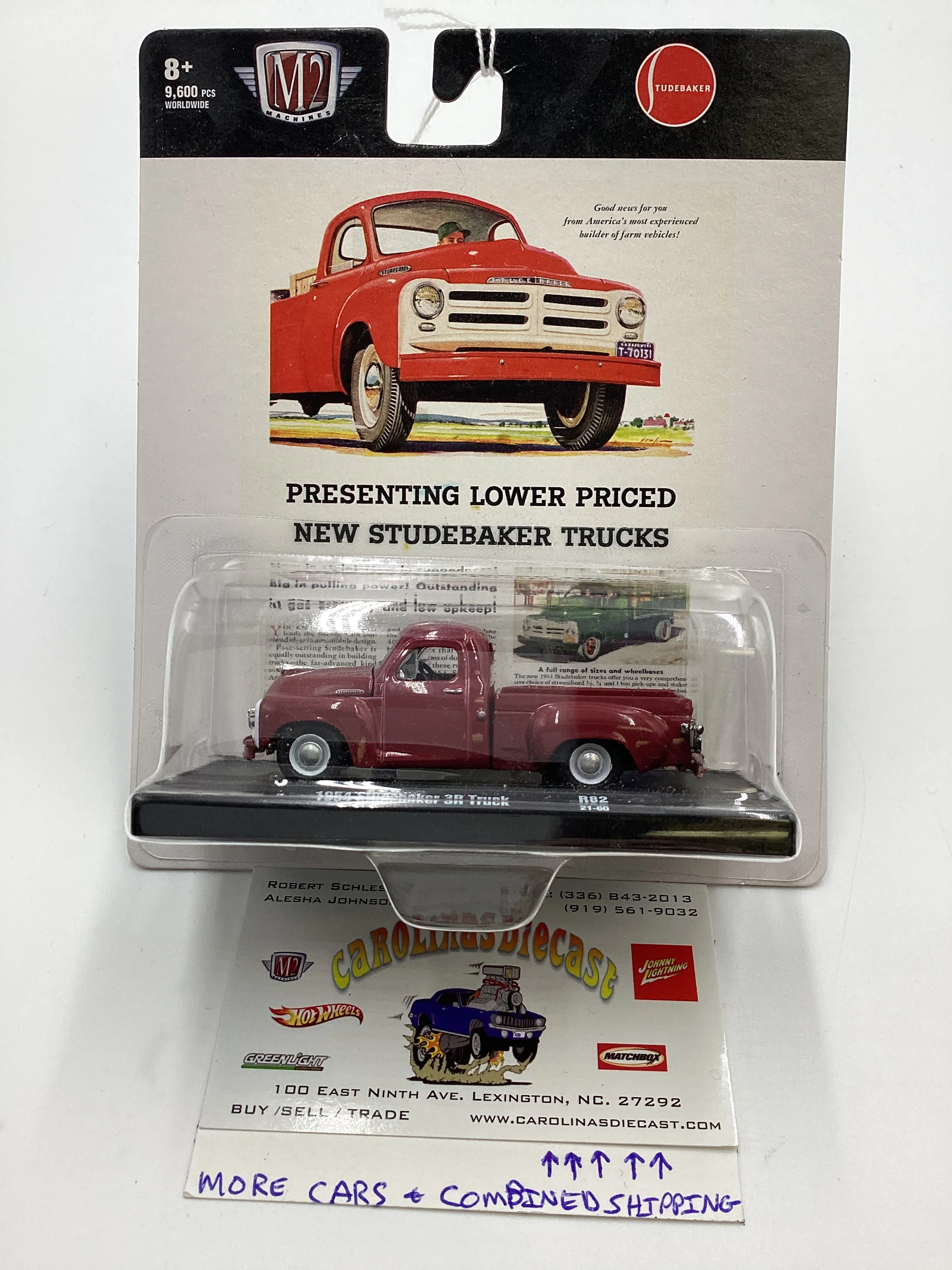 M2 Machines Auto Driver 1954 Studebaker 3R Truck Red R82 190H