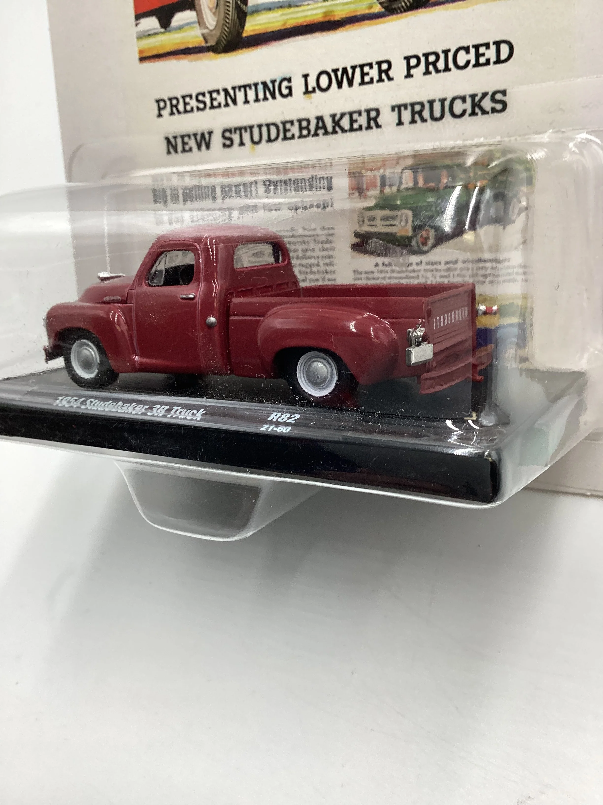 M2 Machines Auto Driver 1954 Studebaker 3R Truck Red R82 190H - Image 4