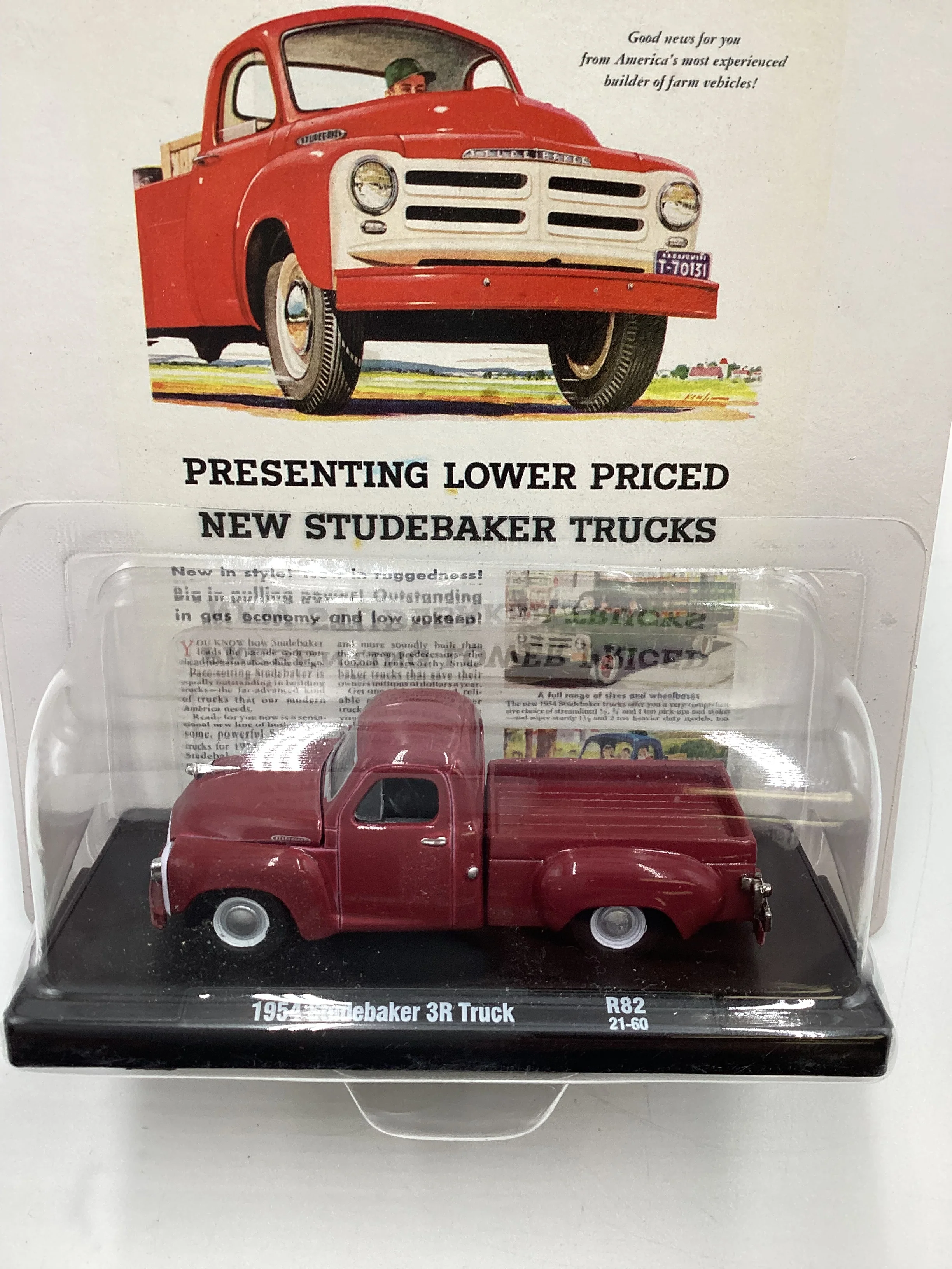 M2 Machines Auto Driver 1954 Studebaker 3R Truck Red R82 190H - Image 6