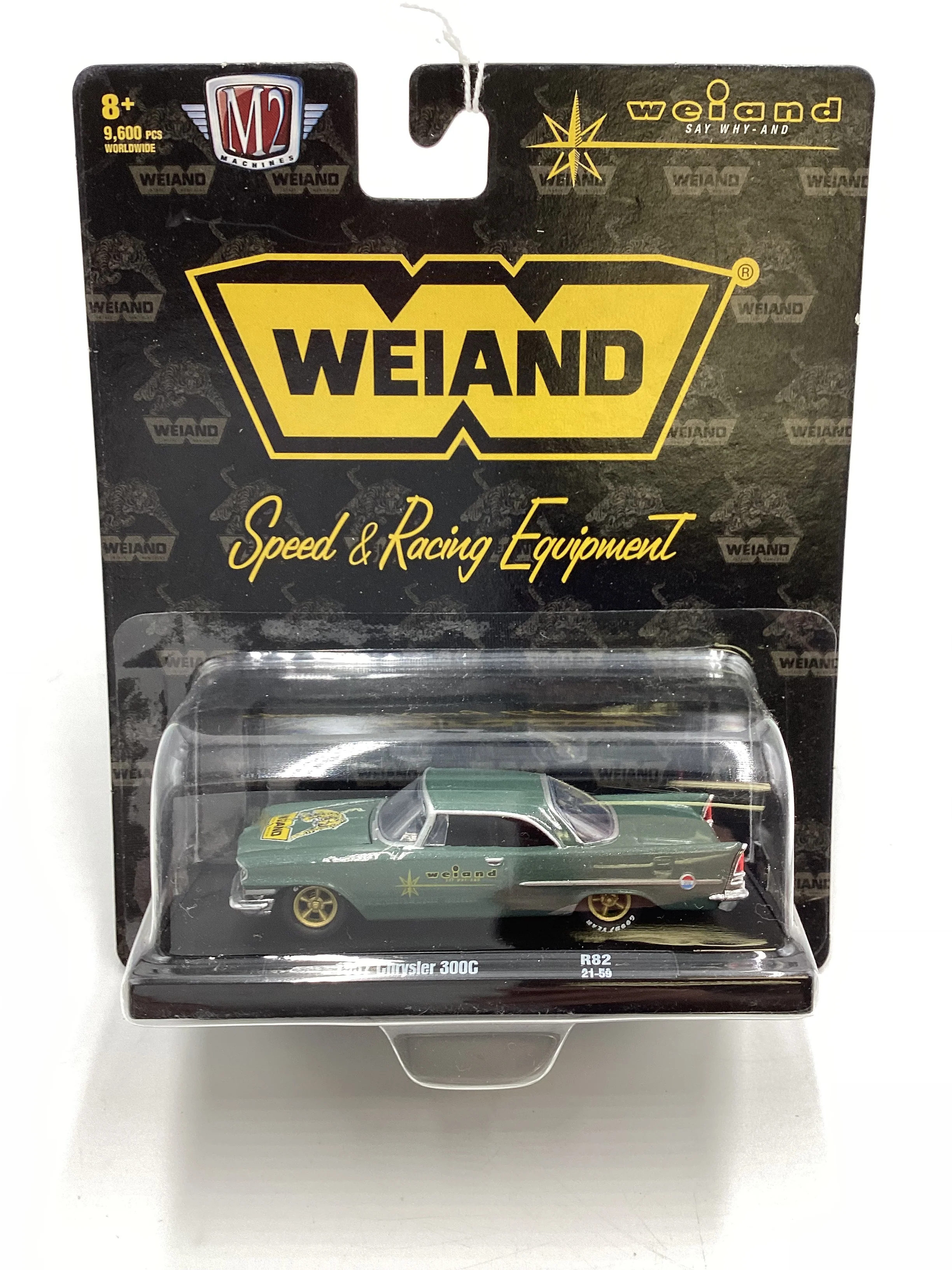 M2 Machines Auto Driver Weiand 1957 Chrysler 300C Olive Green R82 191i - Image 2