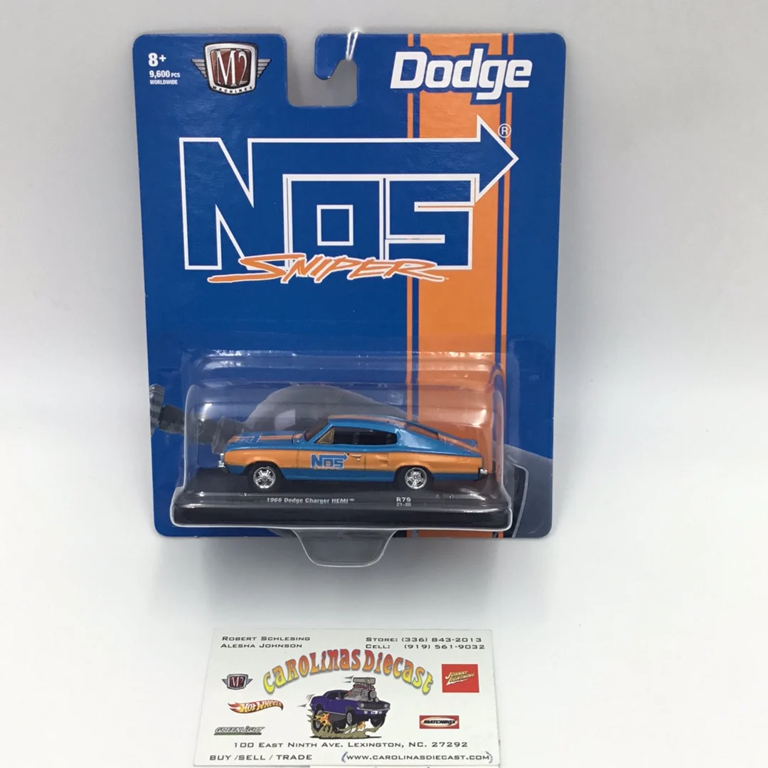 M2 Machines auto-drivers 1966 Dodge Charger Hemi R79 191F