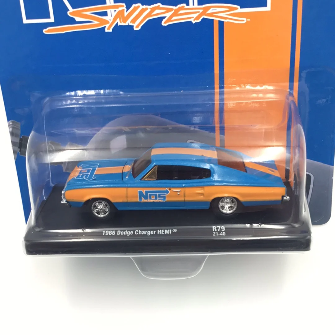 M2 Machines auto-drivers 1966 Dodge Charger Hemi R79 191F - Image 2
