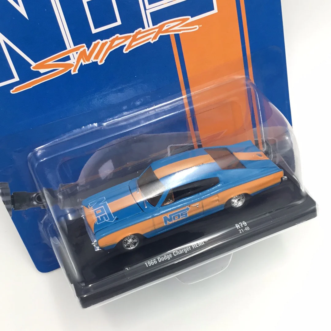 M2 Machines auto-drivers 1966 Dodge Charger Hemi R79 191F - Image 3