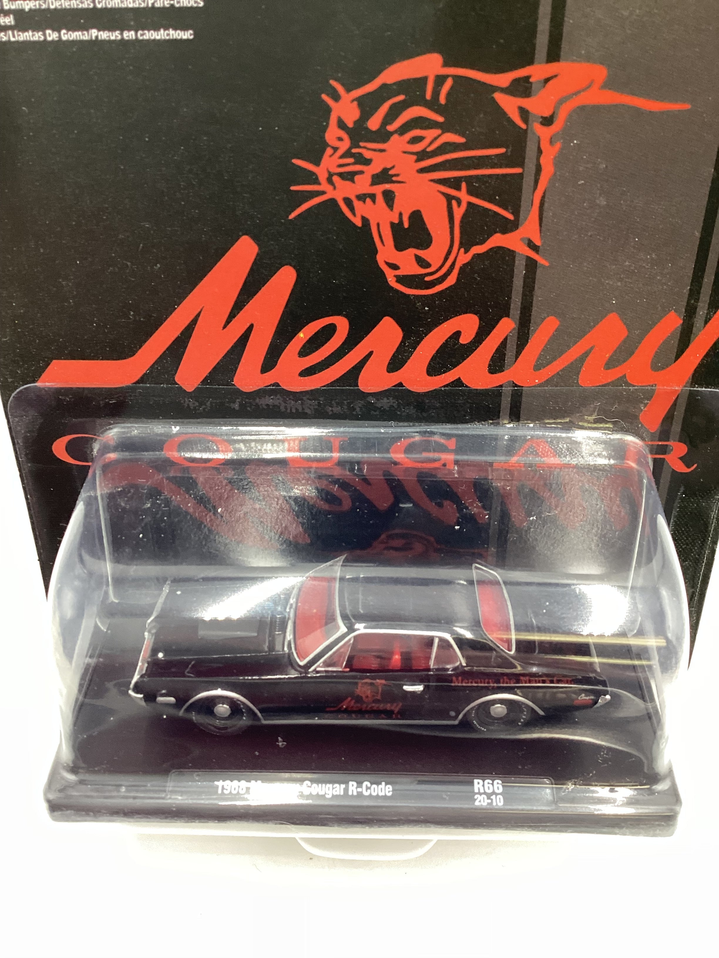 M2 Machines Auto Drivers 1966 Mercury Cougar R-Code Black R66 193B - Image 6