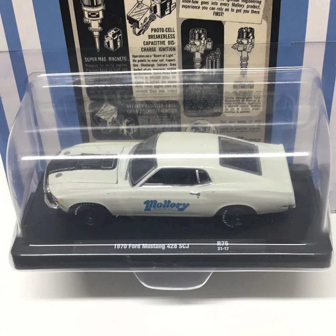 M2 Machines auto-drivers 1970 Ford Mustang  428 SCJ R75 Mallory - Image 2