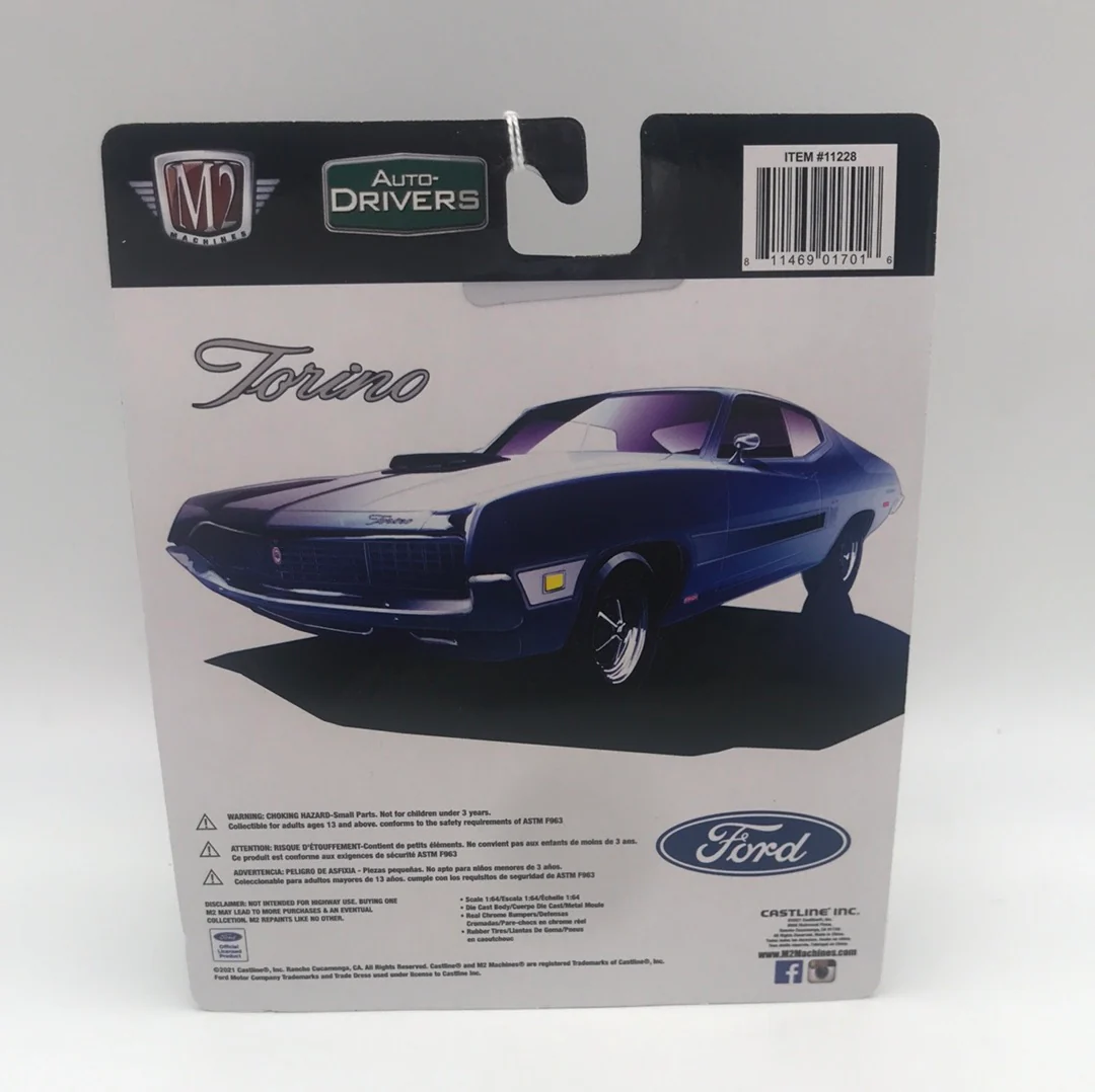 M2 Machines auto-drivers 1970 Ford Torino GT 429 SCJ R82 188B - Image 4