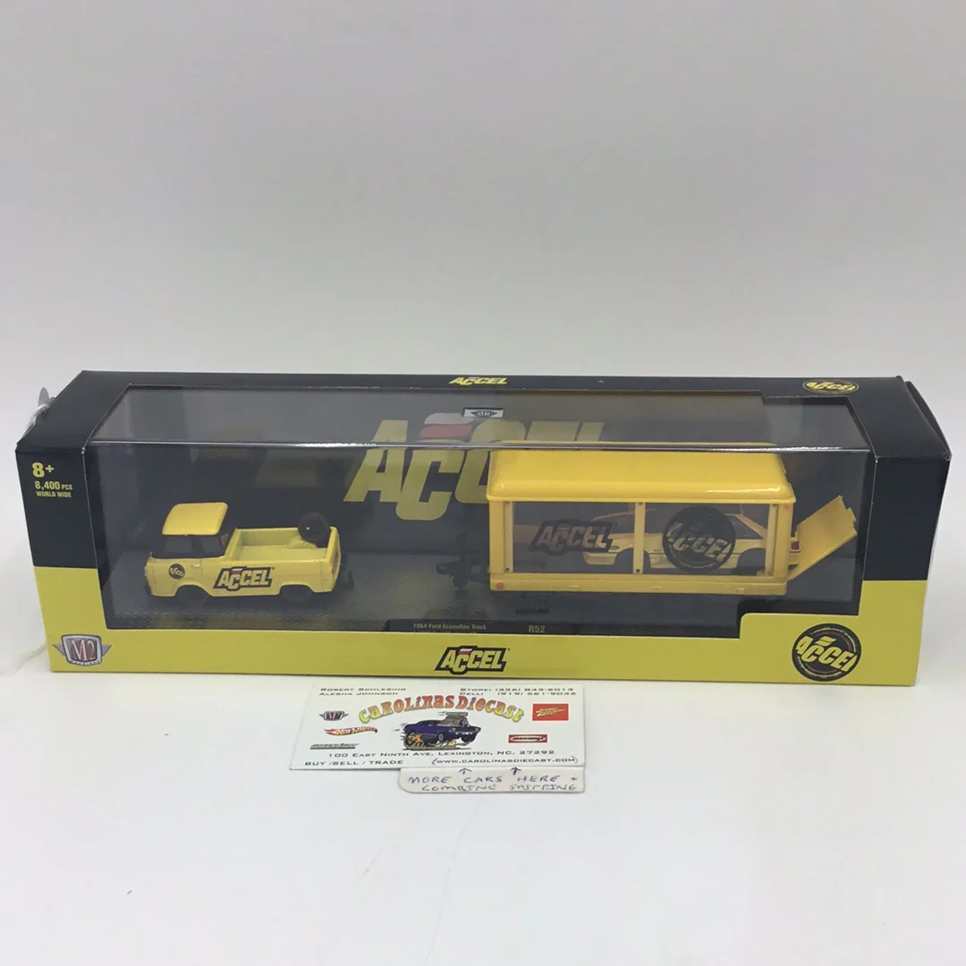 M2 Machines auto haulers Accel 1964 Ford Econoline Truck & 1988 Ford Mustang GT R52