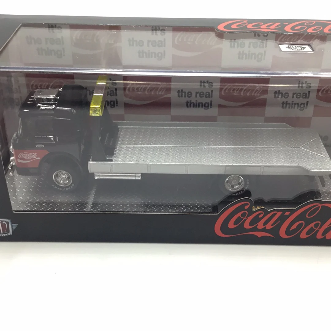 M2 Machines auto haulers Coca Cola 1966 Ford C-950 & 1969 Ford Mustang Funny Car TW27 - Image 2