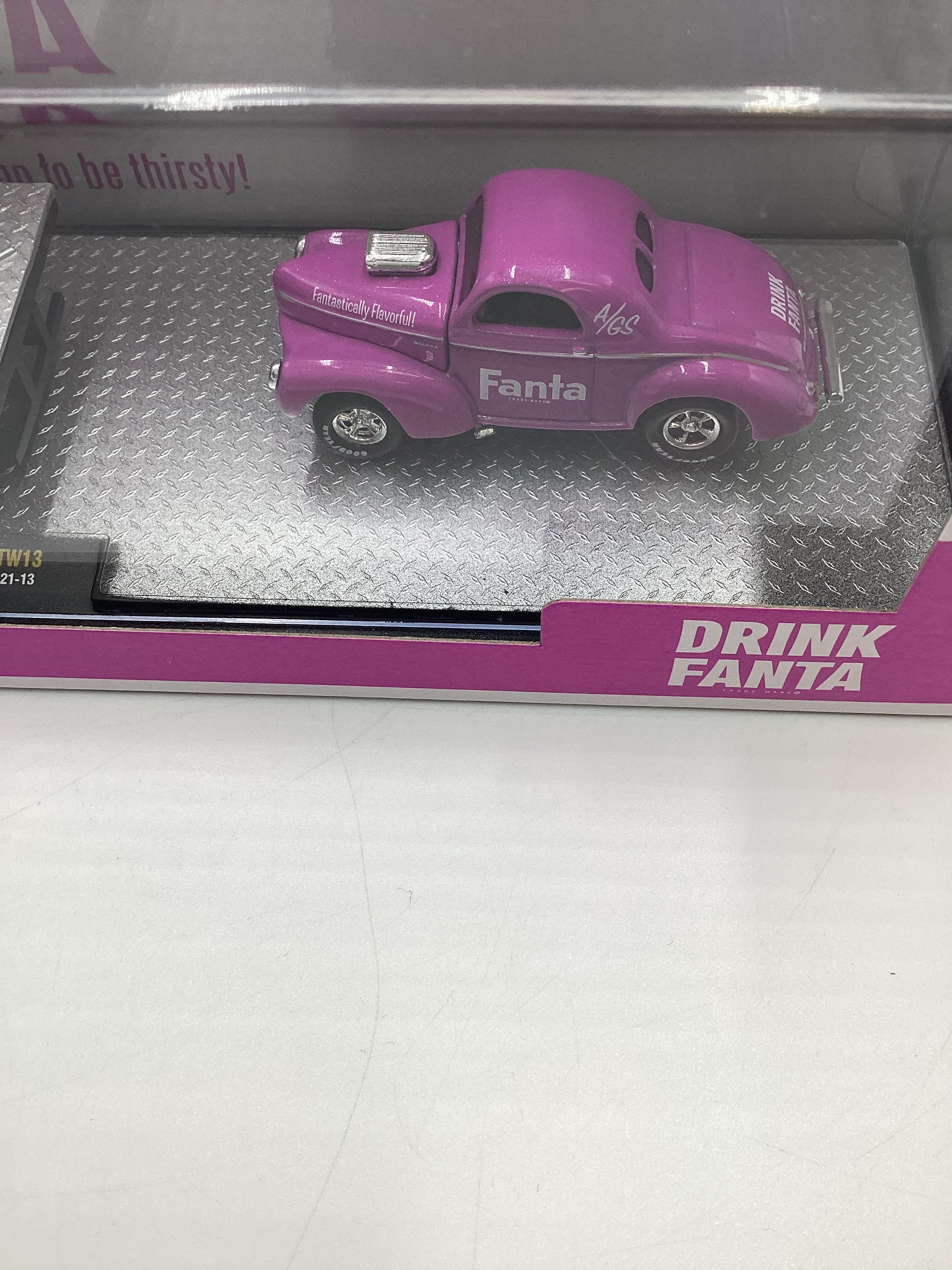 M2 Machines Auto Haulers Fanta 1958 Dodge COE Truck & 1941 Willy’s Coupe Gasser TW13 - Image 4