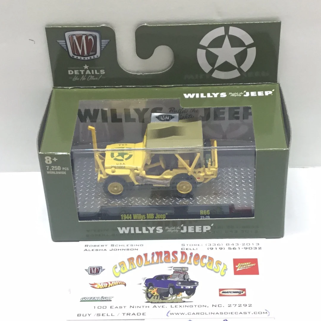 M2 Machines Auto shows 1944 Willys MB Jeep R66