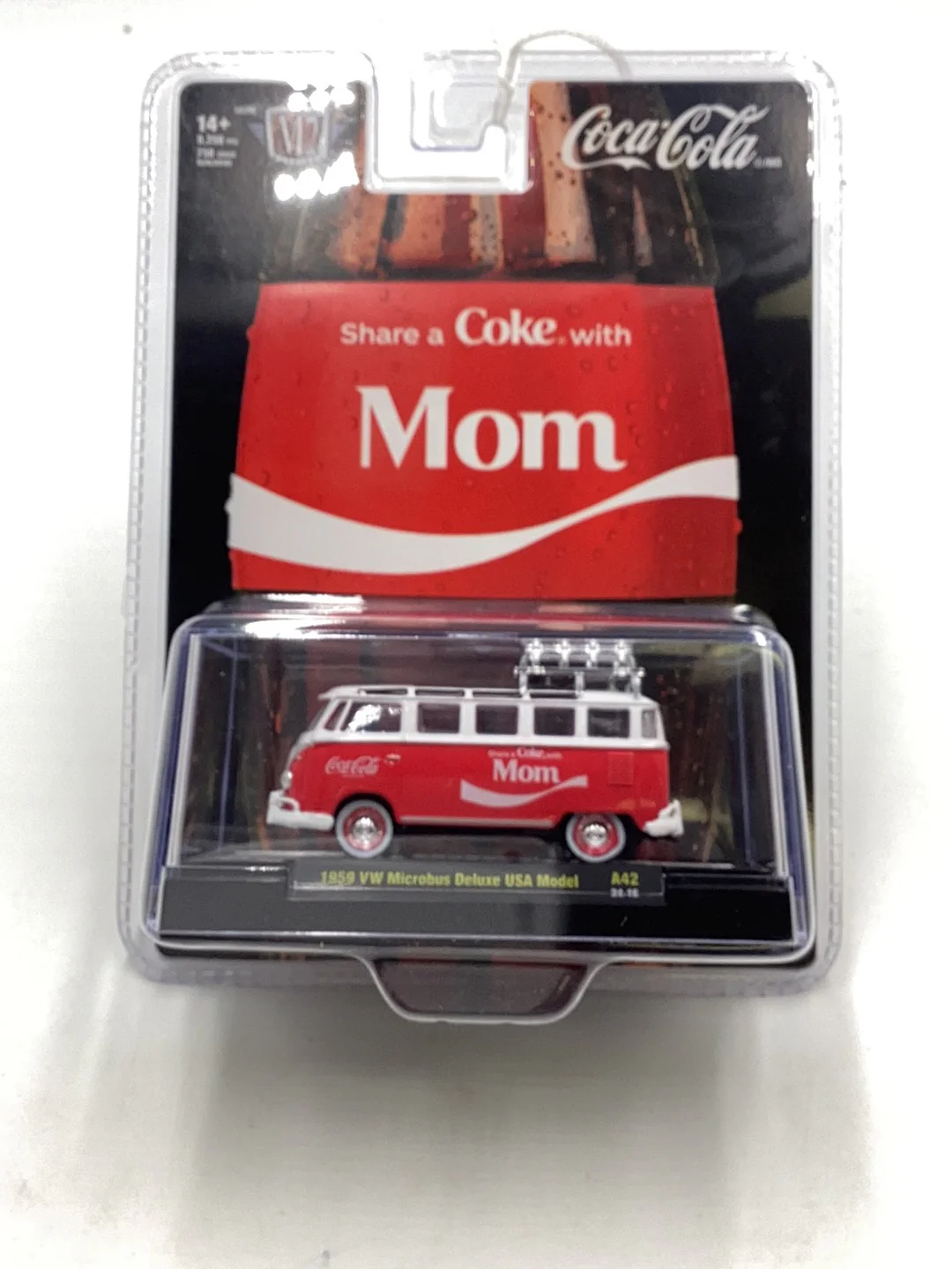 M2 Machines Coca Cola 1959 VW Microbus Deluxe USA Model A42 - Image 2