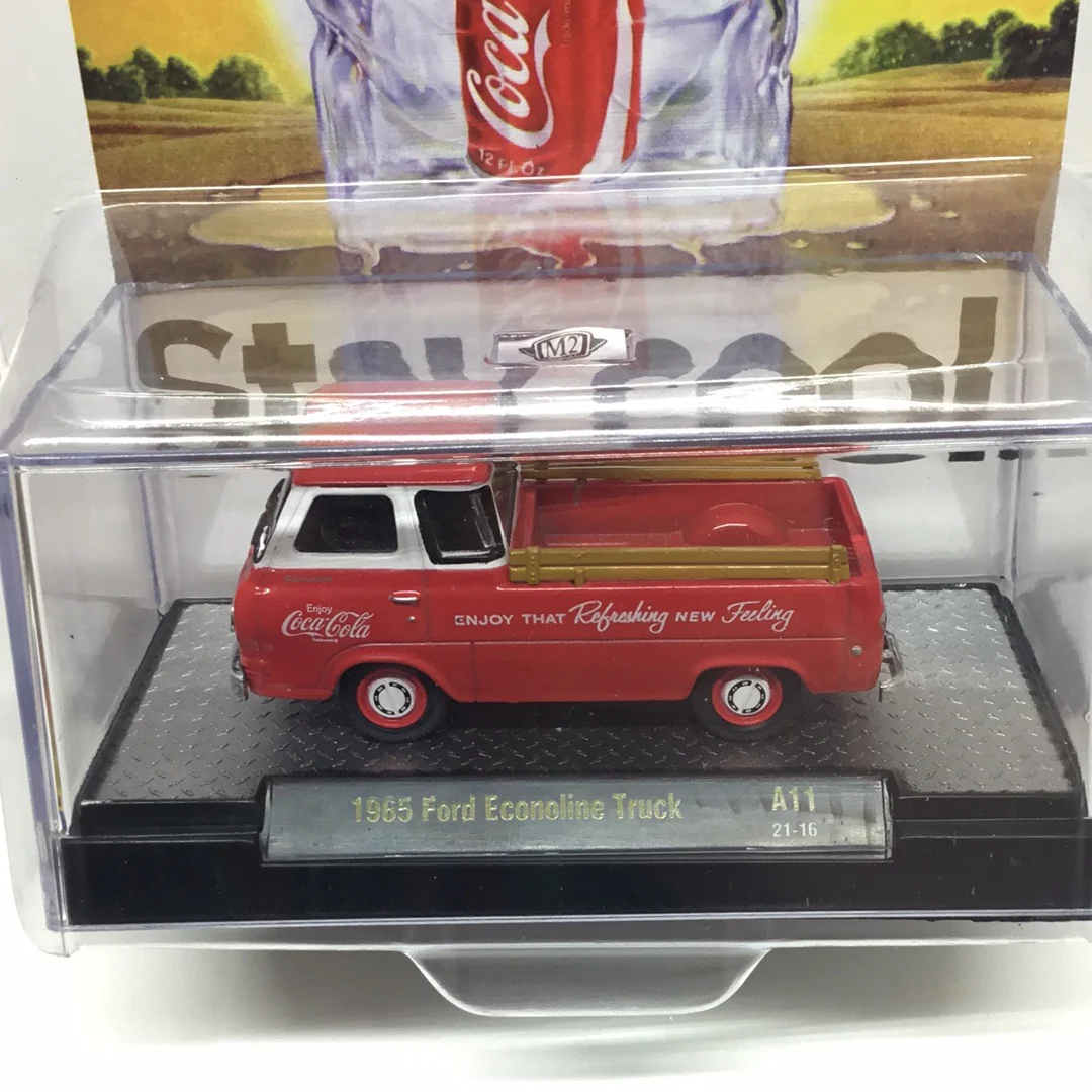 M2 Machines Coca Cola 1965 Ford Econoline Truck A11 195D - Image 2