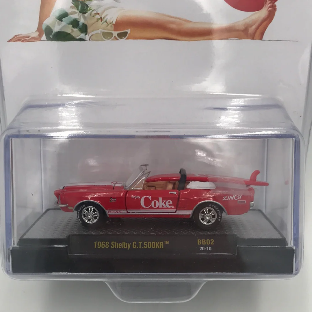 M2 Machines Coca Cola 1968 Shelby G.T. 500 KR BB02 - Image 2