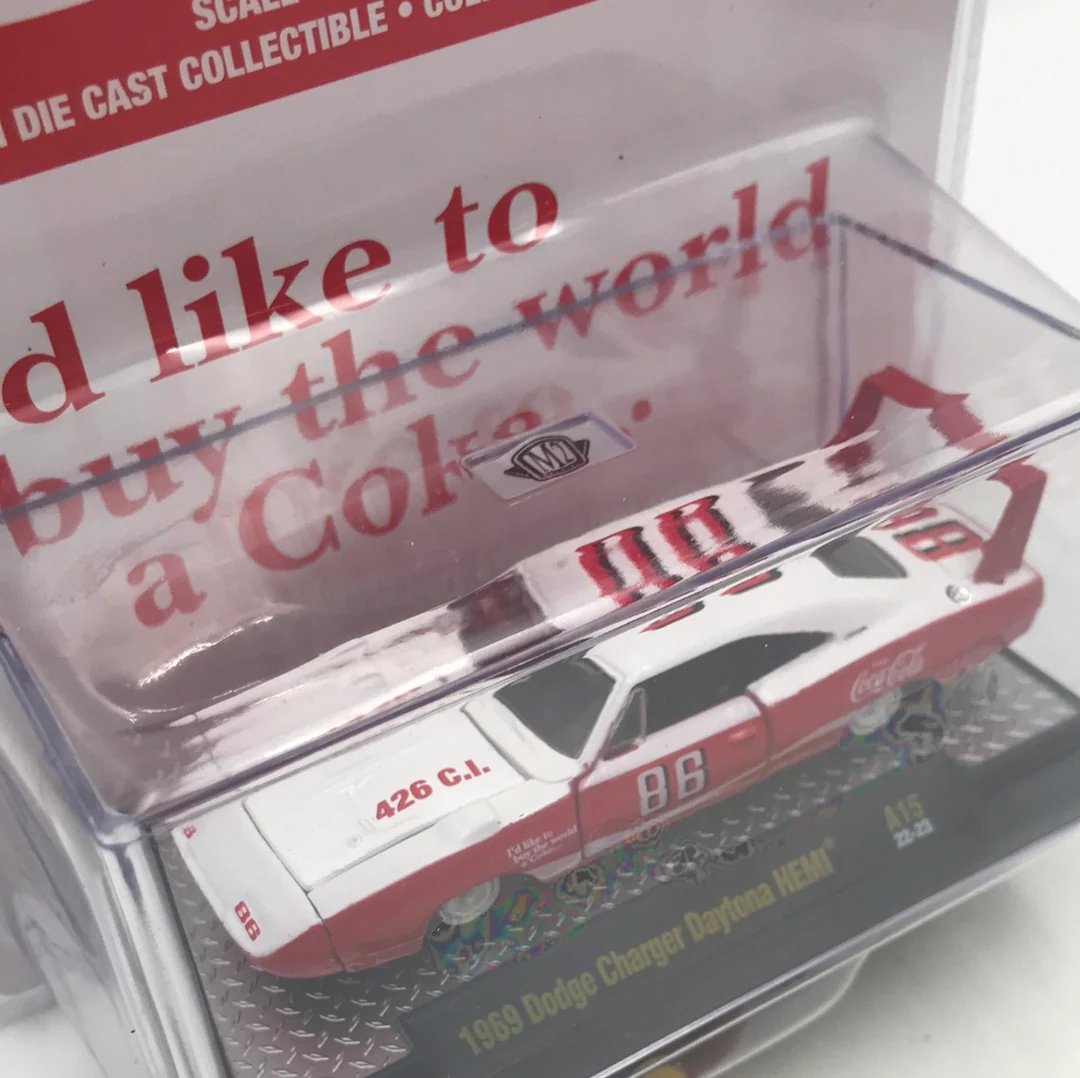 M2 Machines Coca Cola 1969 Dodge Charger Daytona Hemi A15 - Image 3