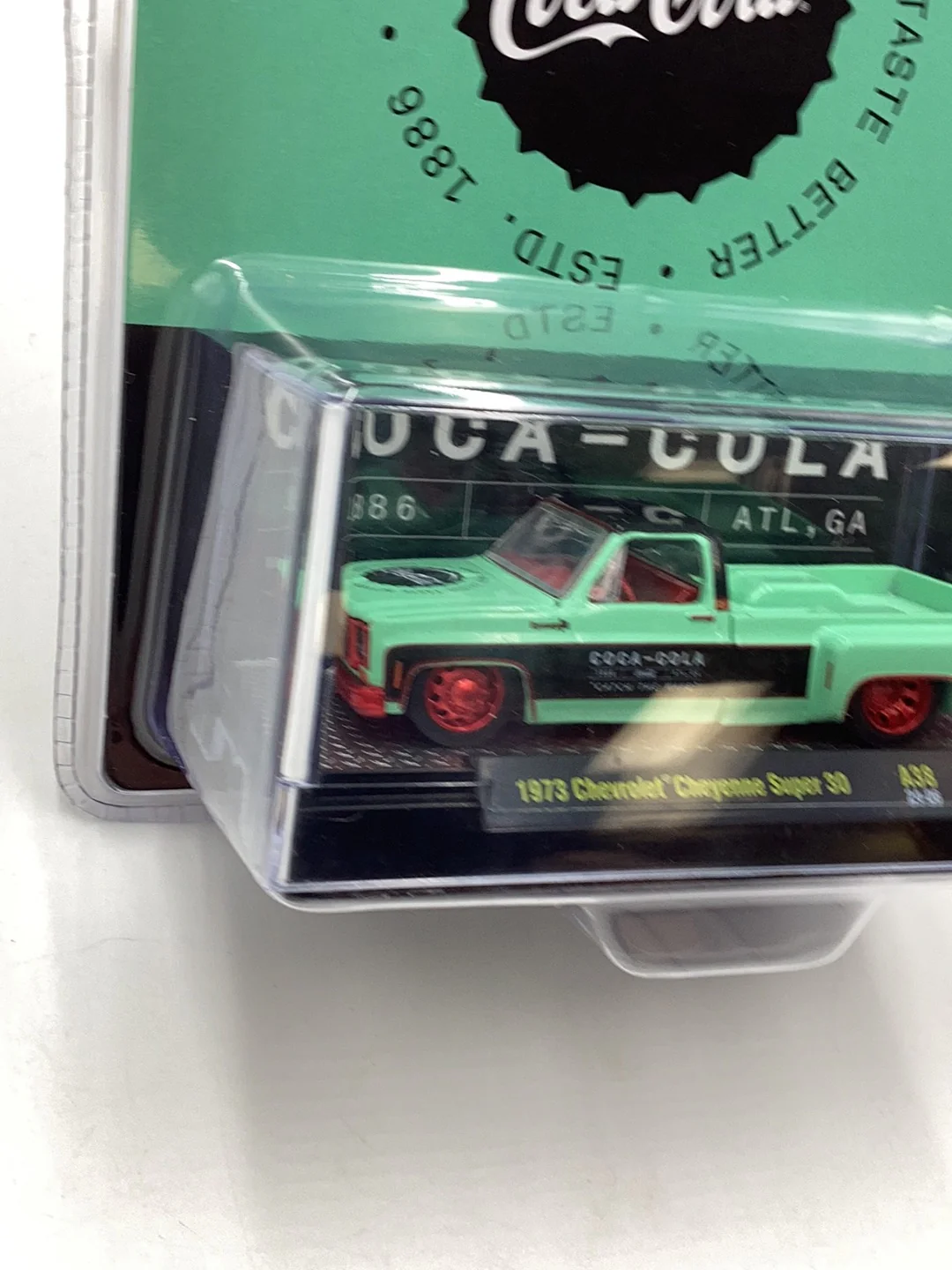 M2 Machines Coca Cola 1973 Chevrolet Cheyenne Super 30 A38 188D CHASE - Image 4