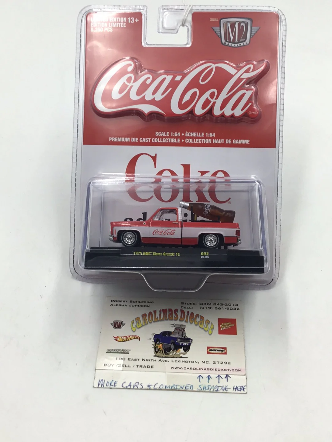 M2 Machines Coca Cola 1975 GMC Sierra Grande 15 A02 204D