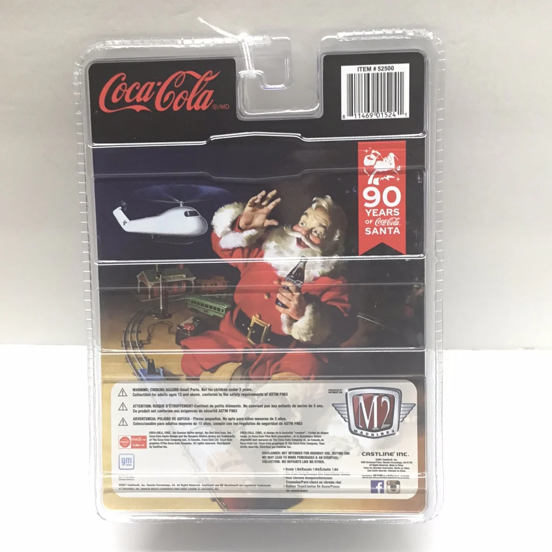 M2 Machines Coca Cola Christmas 1973 Chevrolet Cheyenne Super 10 SK04 - Image 5