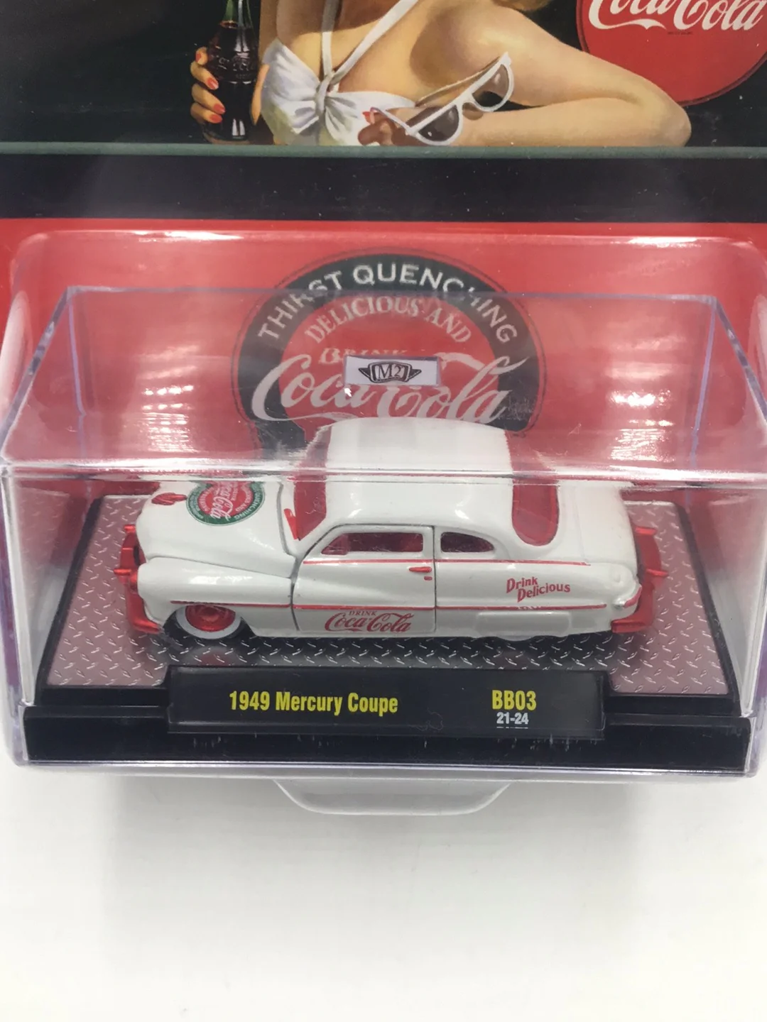 M2 Machines Coke Coca Cola 1949 Mercury Coupe CHASE BB03 - Image 5