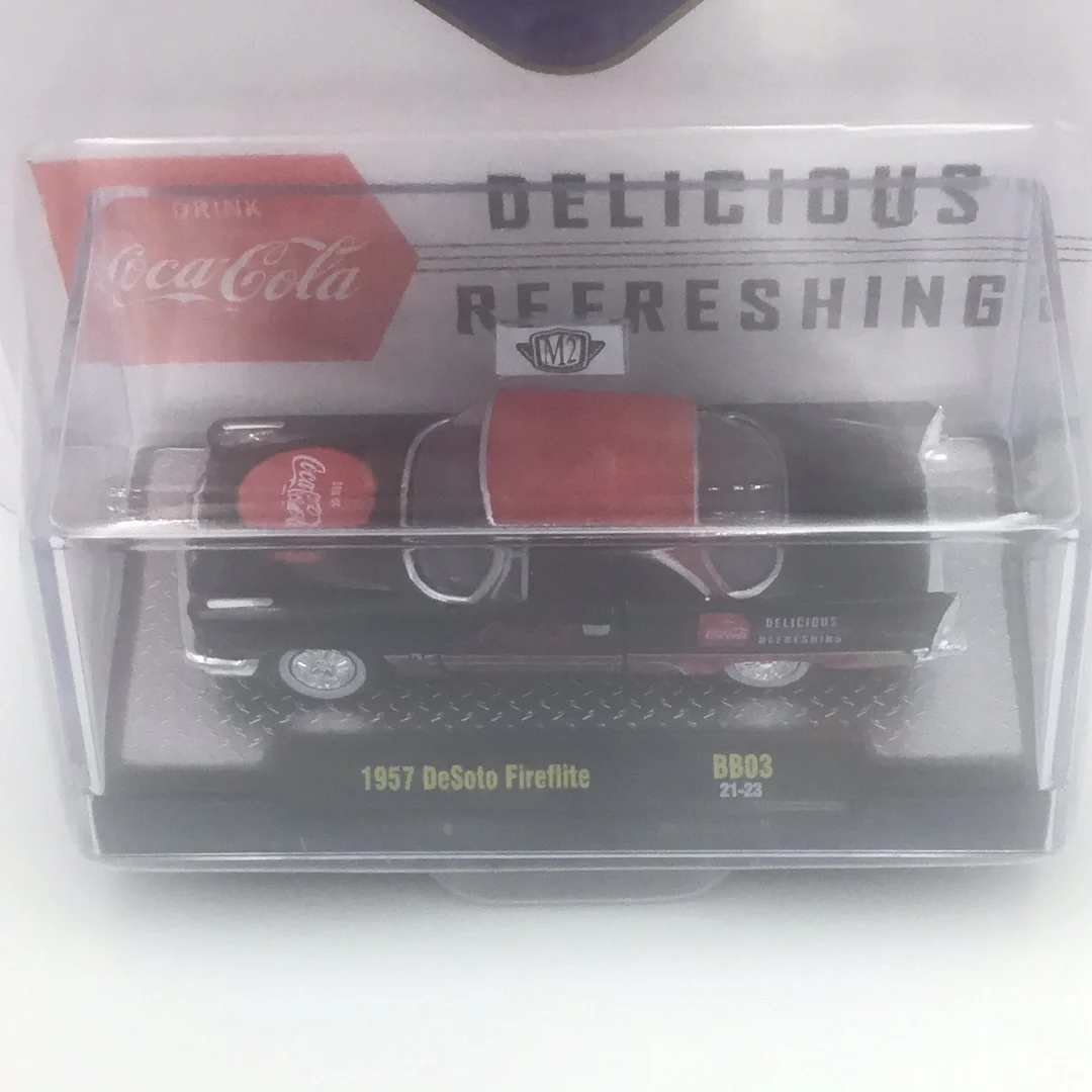 M2 Machines Coke Coca Cola 1957 Desoto Fireflite BB03 - Image 3